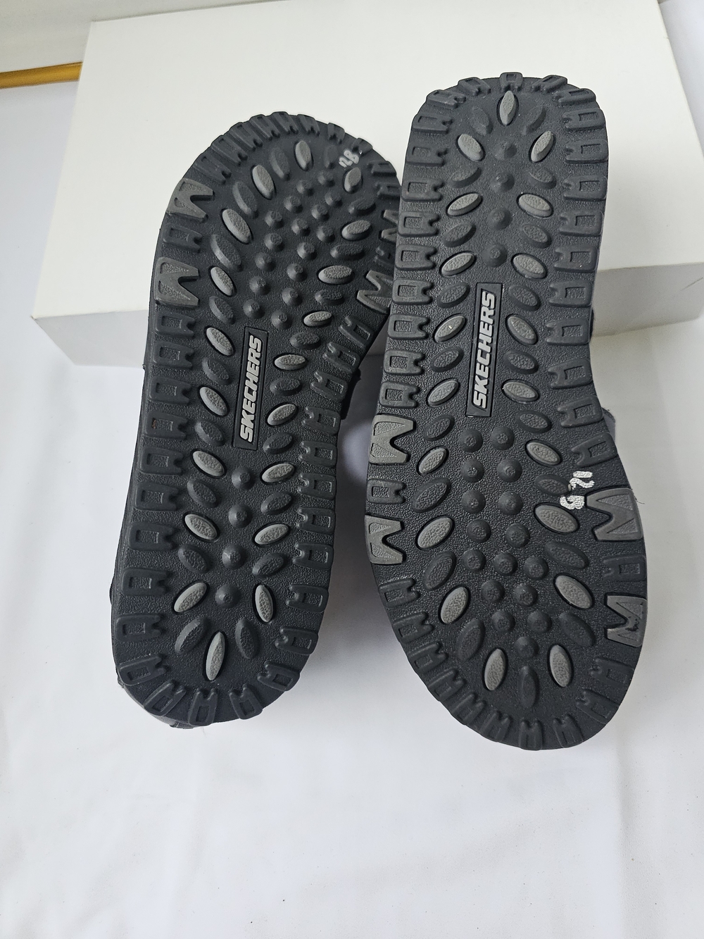 Skechers Shape-ups Trim Step Fisherman Sandals - Black Leather - Size 10 - Picture 6 of 16